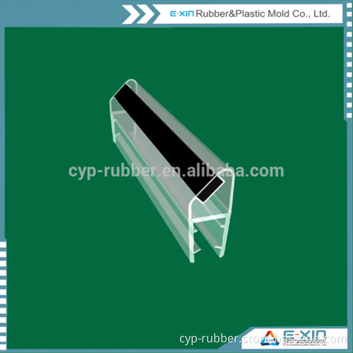 bathroom glass shower door magnetic seal strip